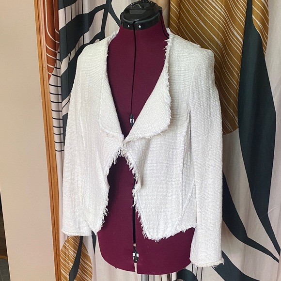 10 Crosby Derek Lam Jackets & Blazers - 10 Crosby Derek Lam Textured off White/beige Blazer